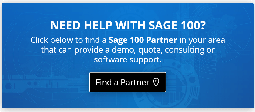 Find a Sage 100 Partner