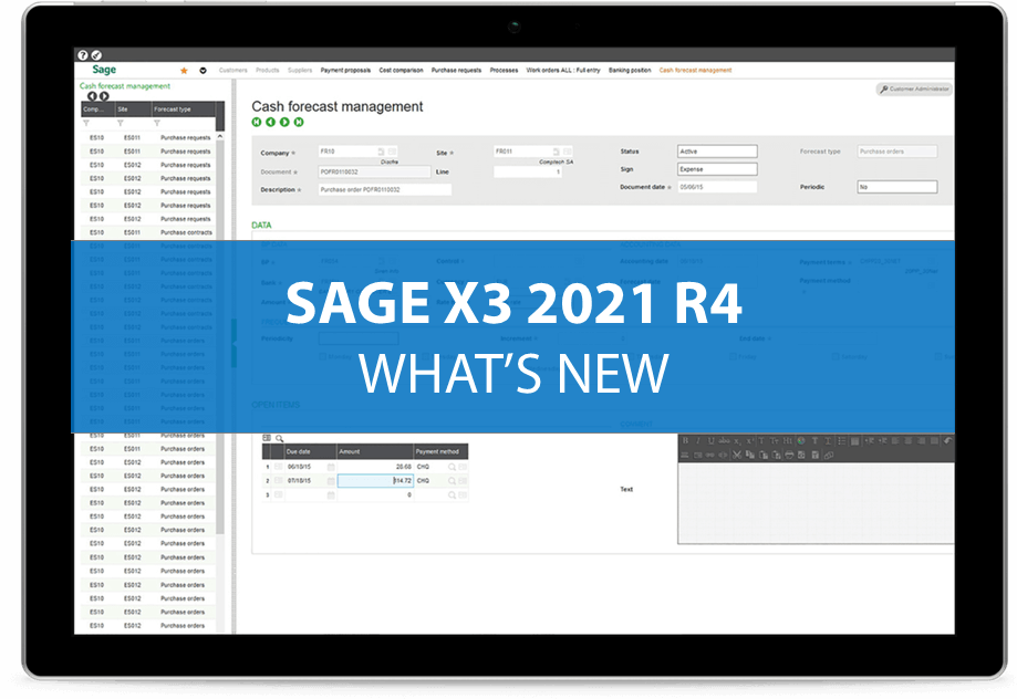 Sage X3 2021 R4 Update