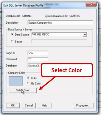 Changing Company's Color in Sage 300 ERP