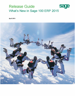 Sage 100 ERP 2015
