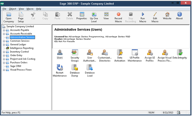 New Desktop Design for Sage 300 ERP