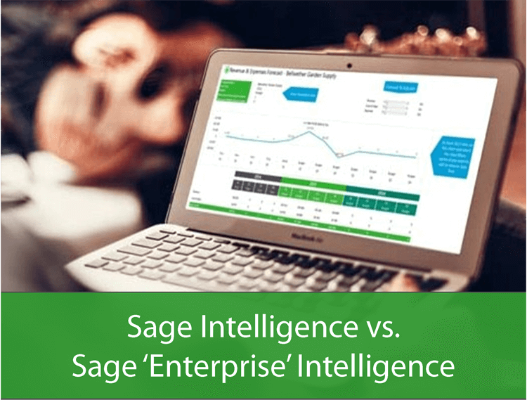 Sage Intelligence vs Sage Enterprise Intelligence Graphic