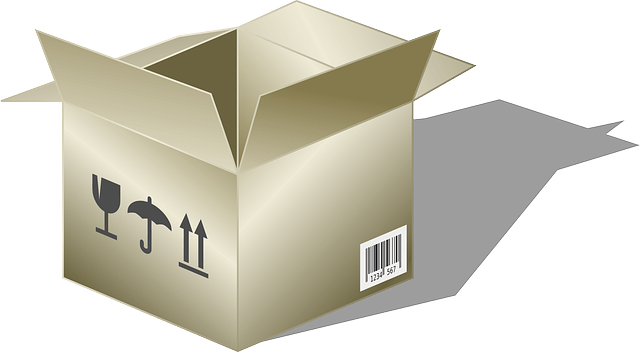 Shipping Box Illustration Image